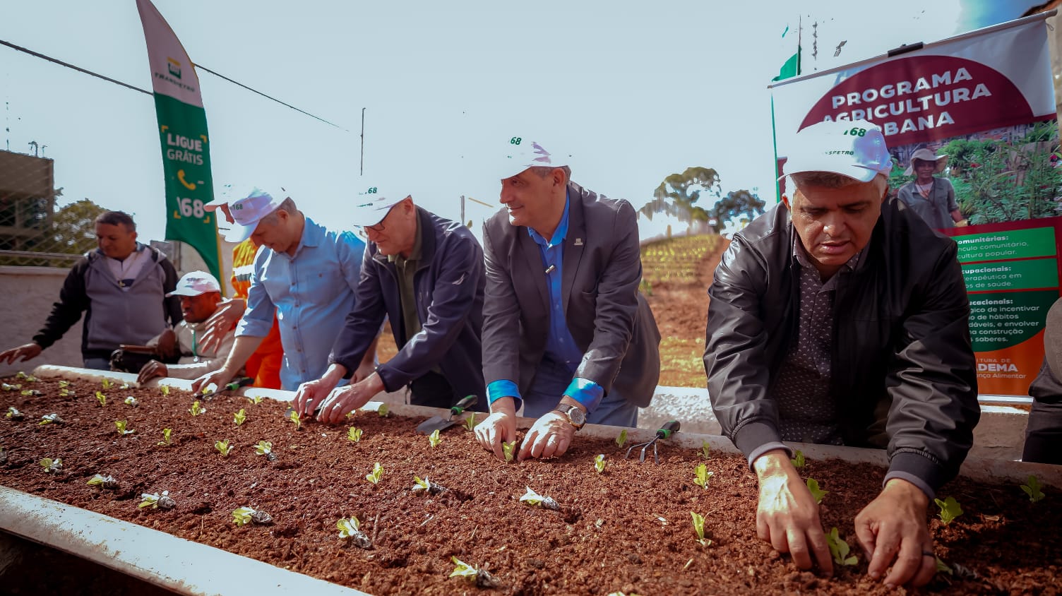 Inauguramos horta comunitária inclusiva em parceria com Prefeitura de Diadema