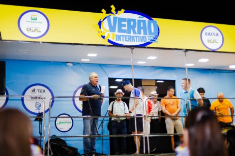 Presidente da Transpetro visita Matinhos e participa de ações culturais e ambientais no Espaço Verão Interativo