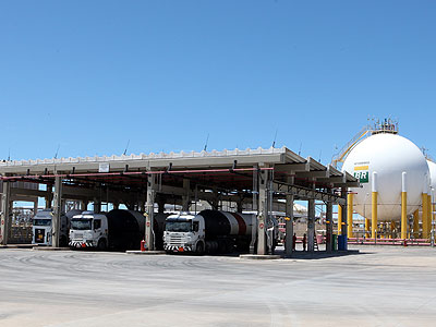 Terminal de Barra do Riacho quadruplica o carregamento de carretas com GLP em 2014