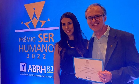 Participamos como finalista do Prêmio Ser Humano 2022 da ABRH-RJ