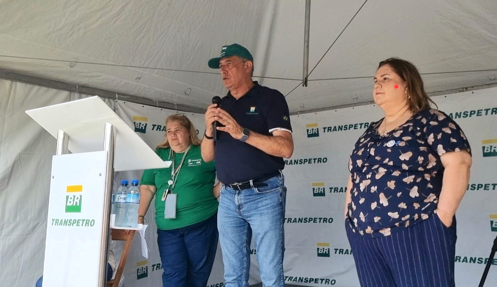 Presidente com a vice-prefeita - Cubatão/SP